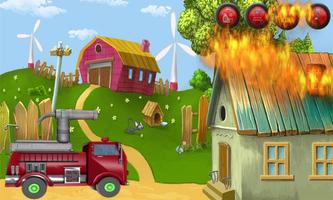 Fire Truck:Fight Fire Kid Vehicle Unblock Traffic screenshot 2