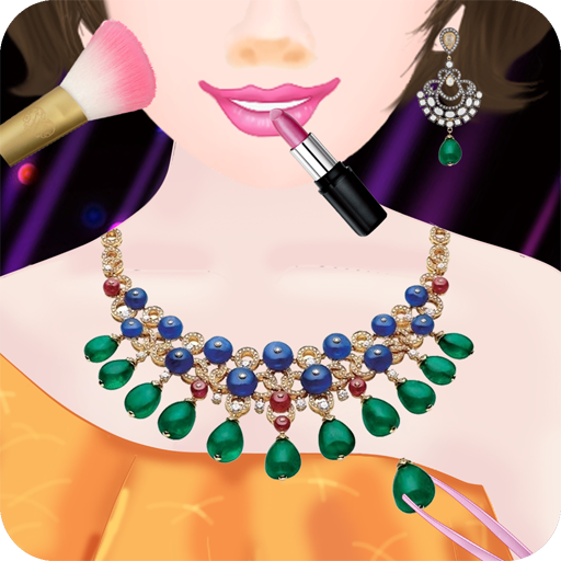 Art Jewelry Necklace:Ring Bracelet Gem And Earring
