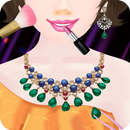 Art Jewelry Necklace:Ring Bracelet Gem And Earring APK