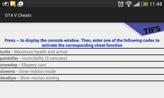 PC Cheats GTA V اسکرین شاٹ 3
