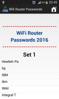 Wifi Router Passwords 2016 imagem de tela 1