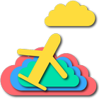 Plane And Cloud آئیکن