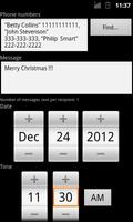 برنامه‌نما SMS Scheduler عکس از صفحه