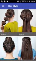 Easy Hairstyles step by step 2018 (Offline) capture d'écran 1