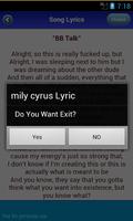Miley Cyrus Lyrics Album 2016 capture d'écran 3
