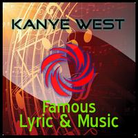 Kanye West-Famous Lyrics Cartaz