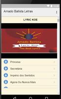 برنامه‌نما Amado Batista Letras عکس از صفحه