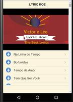 Victor e Leo Lyrics اسکرین شاٹ 1