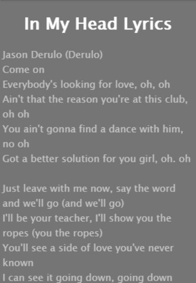 Jason DeRulo - Swalla Lyrics for Android - APK Download