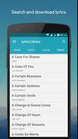 Lyrics Library captura de pantalla 1