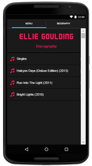 Ellie Goulding Lyrics Complete for Android - APK Download