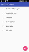 Lyrics For Dangal پوسٹر
