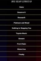 Big Sean -Blessings the Lyrics اسکرین شاٹ 2