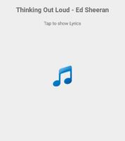 Thinking Out Loud Lyrics poster