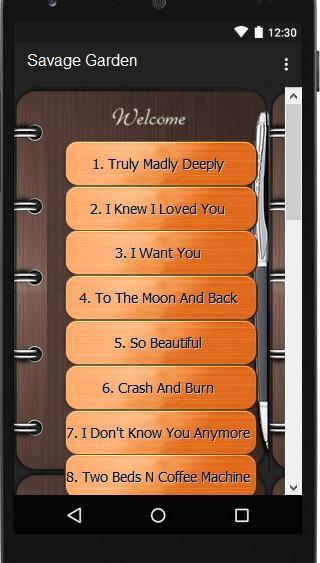 Savage Garden Lyric Songs For Android Apk Download