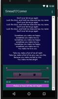 Sinead'O'Connor Lyrics Music اسکرین شاٹ 3