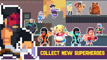 Pixel Super Heroes Poster