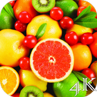 Fruits 4K Live Wallpaper icône