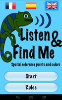 Listen & Find Me - Spatial Ref Affiche