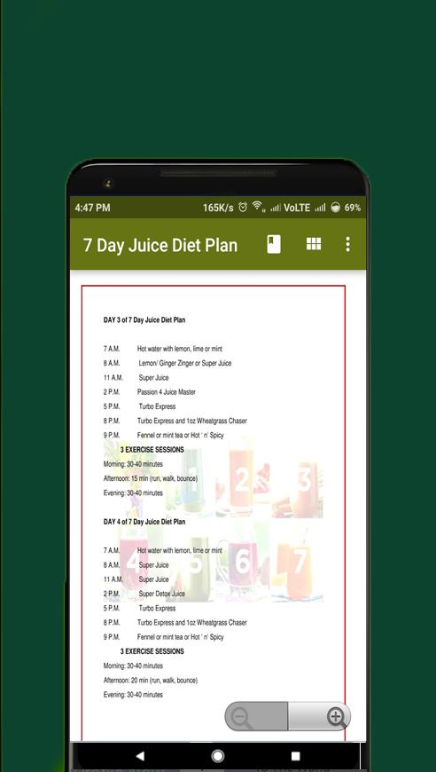 7 Day Juice Diet Plan for Android - APK Download