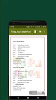 7 Day Juice Diet Plan Ekran Görüntüsü 1