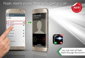 Flash alerte sms appel et notification Affiche