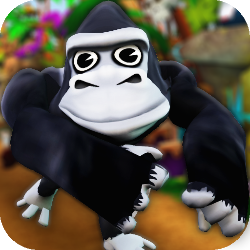 Cartoon Monkey Runner