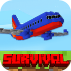 Aircraft Survival Block Planes - Flying Simulator آئیکن