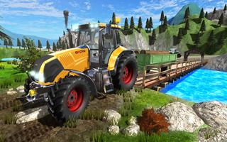 Tractor Driver Transporter 3D plakat