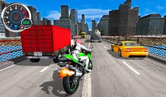 Poster Moto Traffic 3D