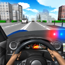 Police Driving In Car aplikacja