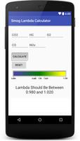 Smog Lambda Calculator capture d'écran 1