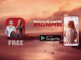 Lagertha vs Daenerys Targaryen wallpapers स्क्रीनशॉट 1