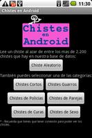 Chistes en Android plakat