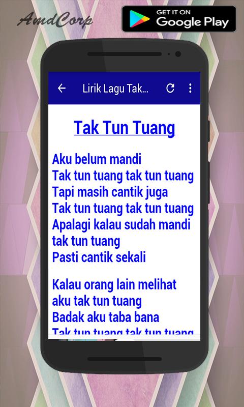 Lagu Tak Tun Tuang For Android Apk Download
