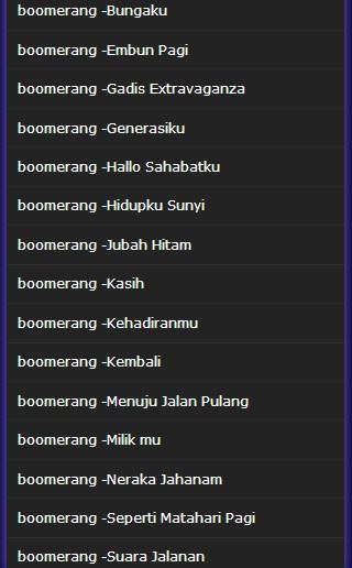 Chord Lagu Boomerang Pelangi - Chord Walls