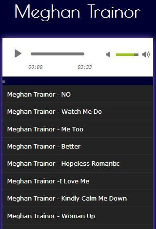 Full song meghan Trainor mp3 2017 APK pour Android Télécharger