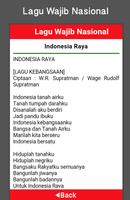 Lagu Wajib Nasional Indonesia تصوير الشاشة 3