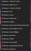 song shape of you mp3 capture d'écran 2