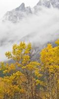 Berge, Landschaft Theme Plakat