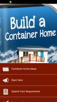 Shipping Container House Plans الملصق