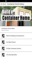 Shipping Container House Plans capture d'écran 1