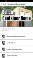 Shipping Container House Plans تصوير الشاشة 1