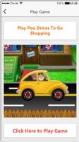 Pou Drives To Go Shopping скриншот 1