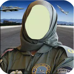 Скачать Lady Pilot Army Officer Uniform Photo Editor APK