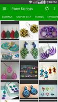 Quilling Paper Earring Affiche