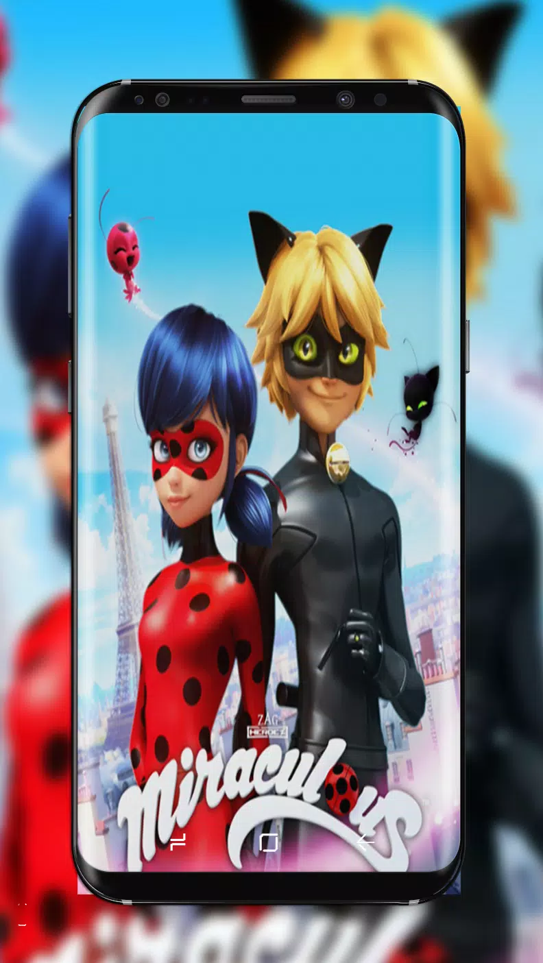 Download Miraculous Ladybug And Cat Noir Characters Wallpaper