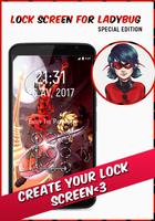Lock Screen Ladybug wallpapers Ekran Görüntüsü 2