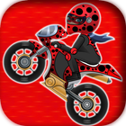 ladybug motorbike miraculous-icoon