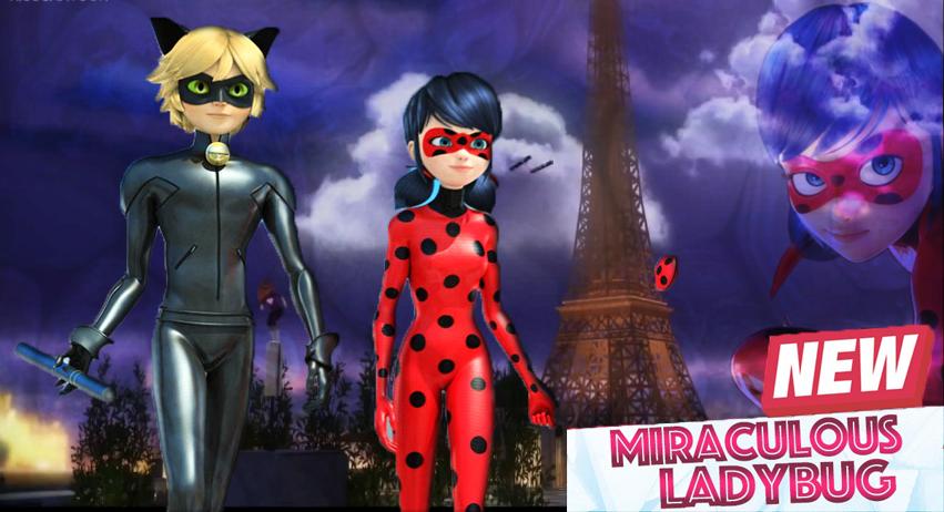 Miraculous Adventure LadyBug : CAT Noir Rush 3D APK for Android Download